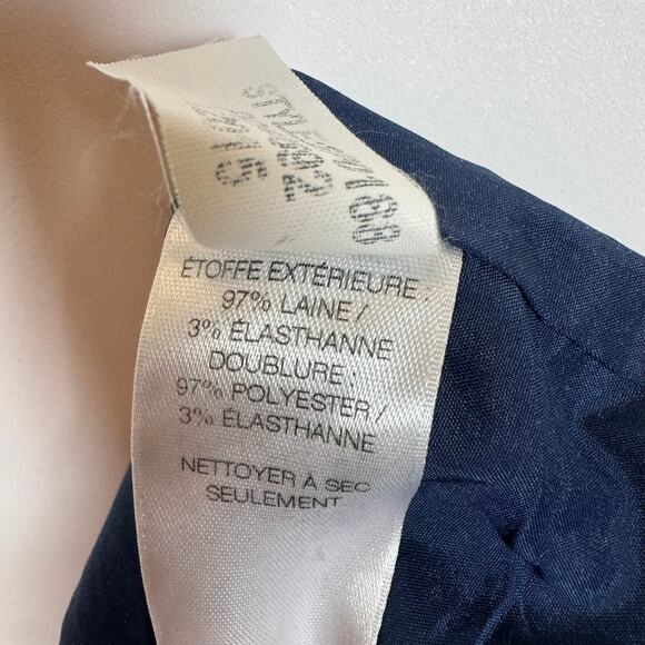 VINEYARD VINES Women's Toboggan Tartan Ankle Pant Blue Green Plaid Wool Size 8 - Picture 7 of 7